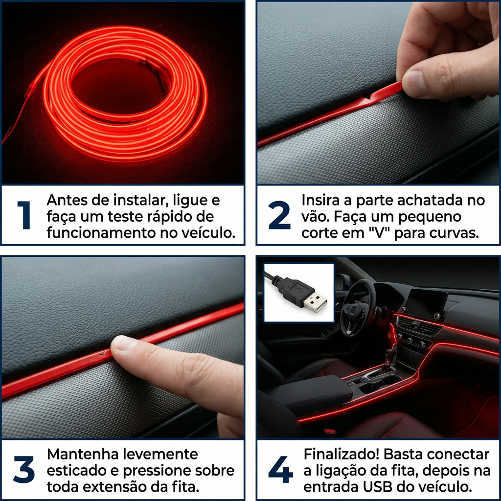 Fita LED Neon AutoStylle - imagem 11