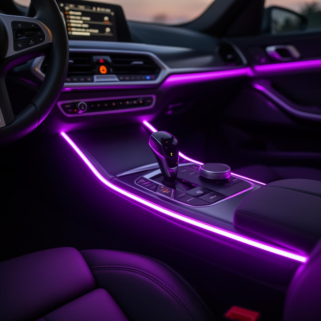 Brilho neon real
